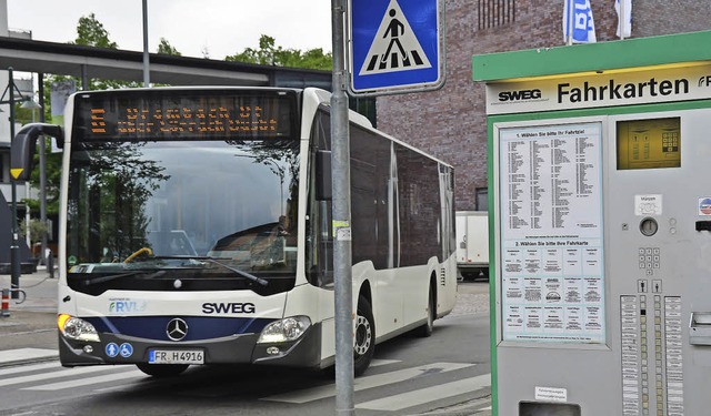 Stadtbus: Verbesserungen im Liniennetz...stellen zum Beispiel stehen noch aus.   | Foto: Nikolaus Trenz