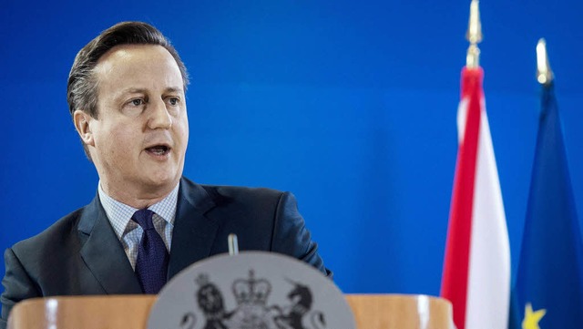 David Cameron stellt beim EU-Gipfel in Brssel seine Reformplne vor.   | Foto: DPA