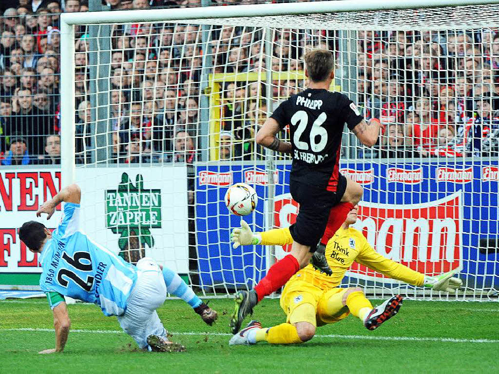 In der ersten Halbzeit nicht immer berzeugt aber dennoch zwei Tore geschossen: Der SC Freiburg gewinnt verdient mit 3:0 und verabschiedet sich in die Winterpause.