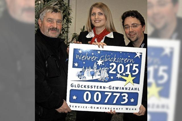 Gewinner der Wehrer Glckssternaktion 2015 stehen fest