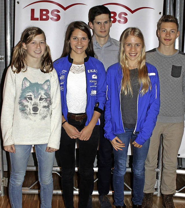 Die erfolgreichen jungen Triathleten d...er, Katharina Mller und  Jan Uttner.   | Foto: ZVG