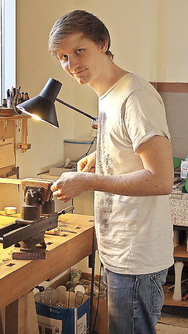 Nikolaus Deckers, Bundessieger im Cembalobau  | Foto: Hans Jrgen Kugler