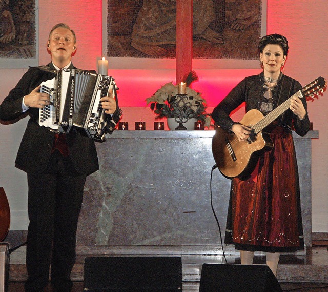 Zillertalkonzert: &#8222;Rita und Andr...als 200 Zuhrer in der Christuskirche.  | Foto: Petra Wunderle