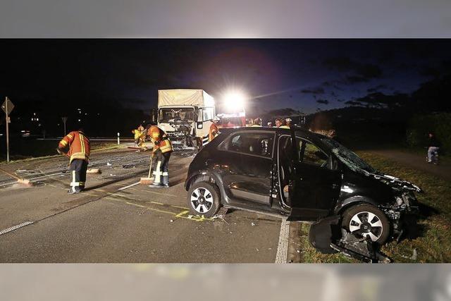 Tdlicher Verkehrsunfall in Niederschopfheim