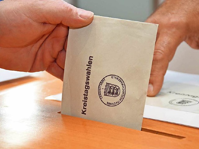 Fr Kreistagswahlen gelten besondere V...eises, betonen die Verwaltungsrichter.  | Foto: Tanja Bury