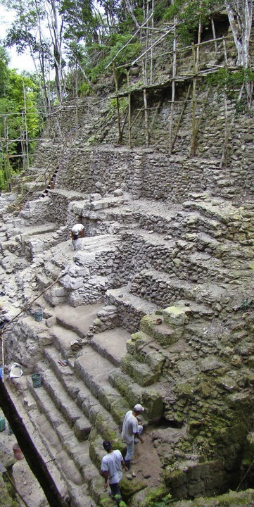 Viel Arbeit: die Maya-Ruine von El Mirador  | Foto: Win Schumacher