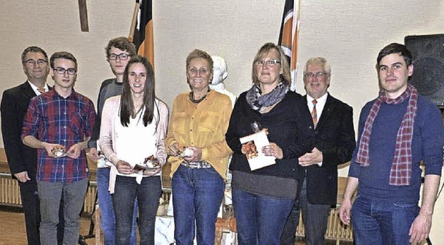 Ehrungen bei der Kolpingfamilie Elzach...n Decker und Markus Hartmann (rechts)   | Foto: Kolpingfamilie