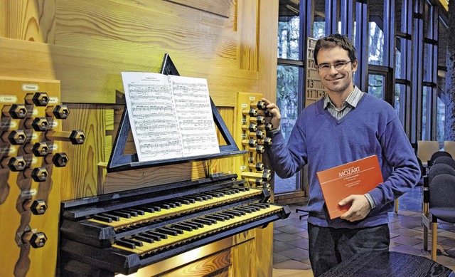 Der evangelische Bezirkskantor Matthia...sein. Clemens Losch spielt Trompete. :  | Foto: Uthe Martin
