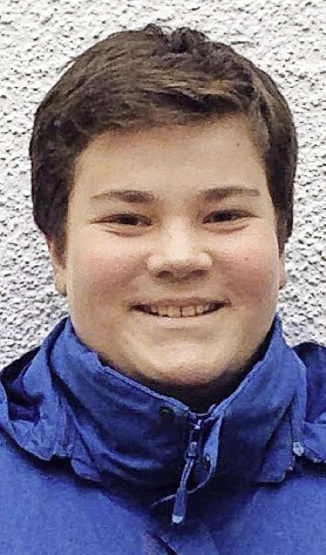 Manuel Kopp (13) aus Wallbach  | Foto: Cornelia Erk 