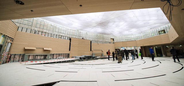 Der Plenarsaal des Landtags &#8211; na...ung wird er heller als je zuvor sein.   | Foto: dpa