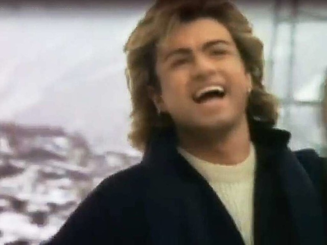 George Michael im Video zu &#8222;Last Christmas&#8220;  | Foto: !Verleih