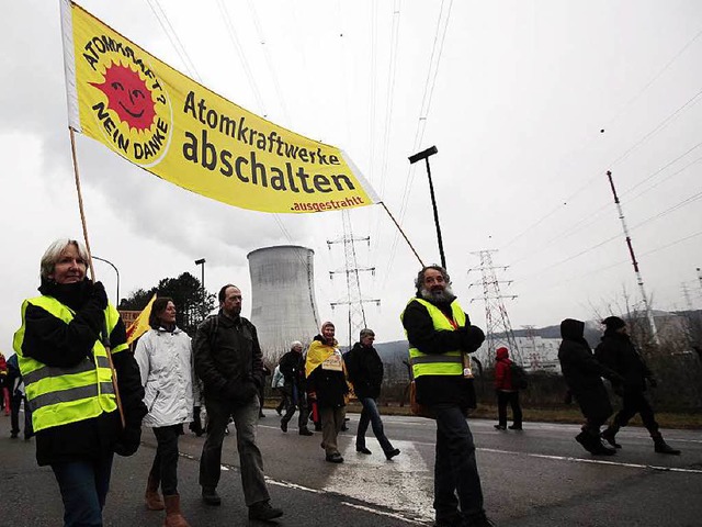 Deutsche Aktivisten protestieren in Be...uf einem Archivbild aus dem Jahr 2013.  | Foto: dpa