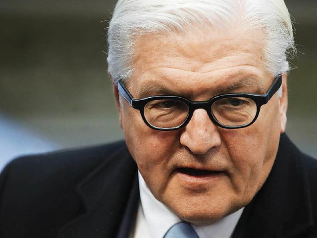 Drastische Worte:  Bundesminister Frank-Walter Steinmeier.  | Foto: dpa