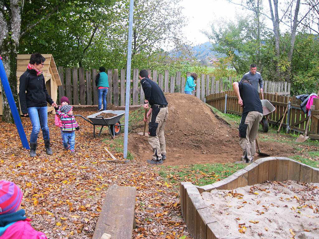 November: Der Kleinkindspielplatz von St. Konrad in Prechtal wurde erweitert.