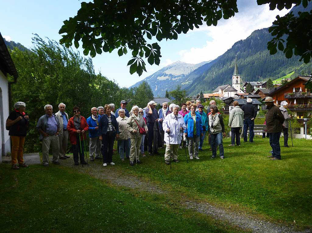 September: Auf Wanderschaft im Montafon: Der Schwarzwald-Verein Kollnau-Gutach mit 45 Teilnehmern.