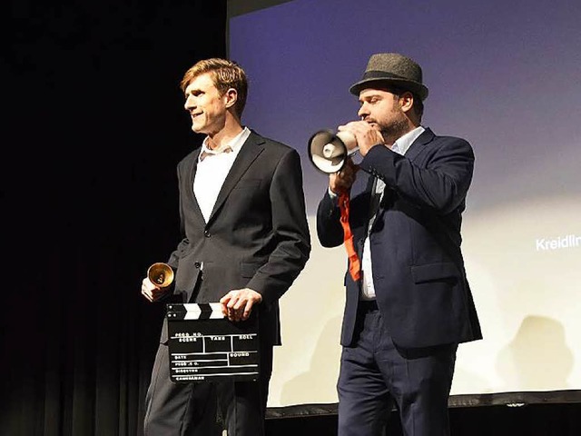 Steffen Siefert und Alexander Dupps be...ihres vierten Films - auf heier Spur.  | Foto: Felix Lieschke