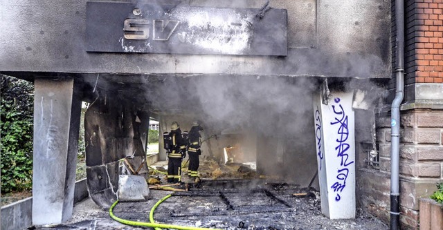 Mglicherweise wurde Feuer in dieser Durchfahrt gelegt.   | Foto: Stadt Kehl