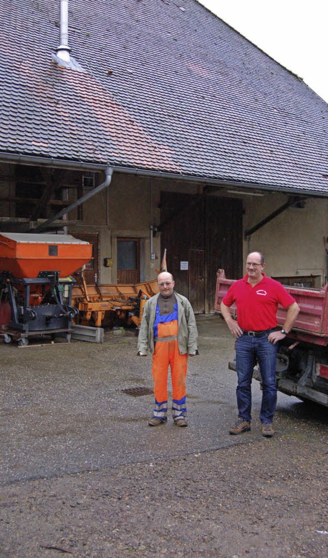 Noch ist der Bauhof der Gemeinde Glott... im kommenden Jahr zieht das Team um.   | Foto: Christian Ringwald