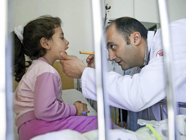 Medizinische Hilfe erhalten Kinder gle...m Caritas-Baby-Hospital in Bethlehem.   | Foto: Gregor Meier