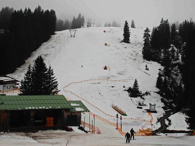 Noch nicht das groe Skifahrer-Paradies: die Piste am Riedberger Horn  | Foto: Patrick Guyton