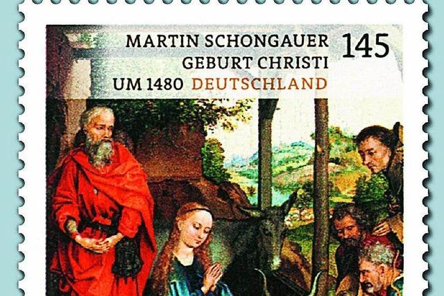 Briefmarke zeigt Werk des Breisacher Knstlers Martin Schongauer