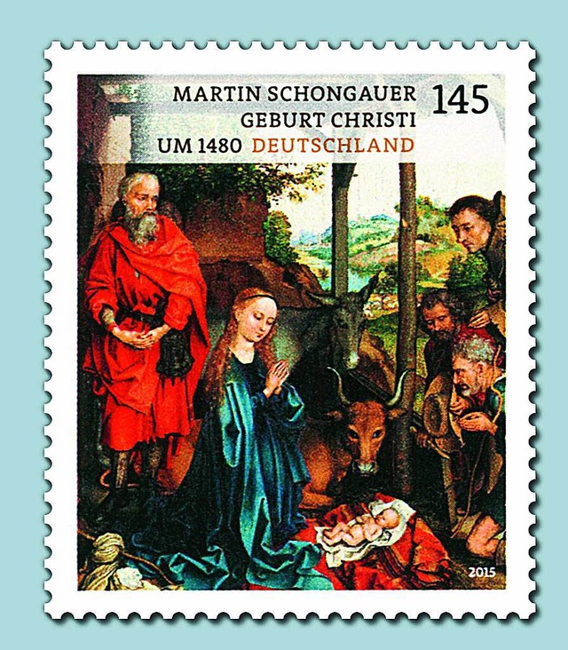 Die Deutsche Post hat eine Sonderbrief... von Martin Schongauer herausgegeben.   | Foto: Deutsche Post