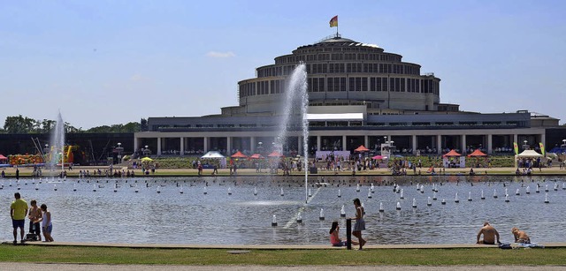 Die Jahrhunderthalle in Breslau gehrt zum Welterbe der Unesco.   | Foto: dpa