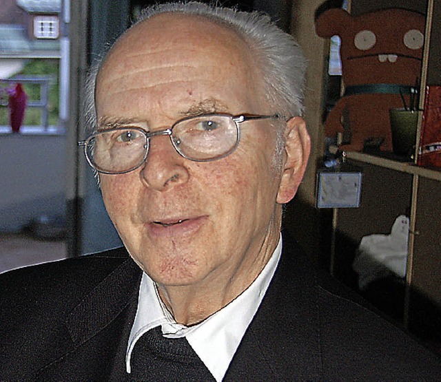 Franz Hillig im Jahr 2011.   | Foto: Maier
