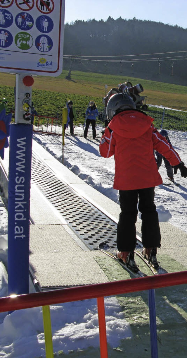 Eine kleine Flche ist bei der Talstat...kikurse fr Kinder stattfinden knnen.  | Foto: Ulrike Spiegelhalter