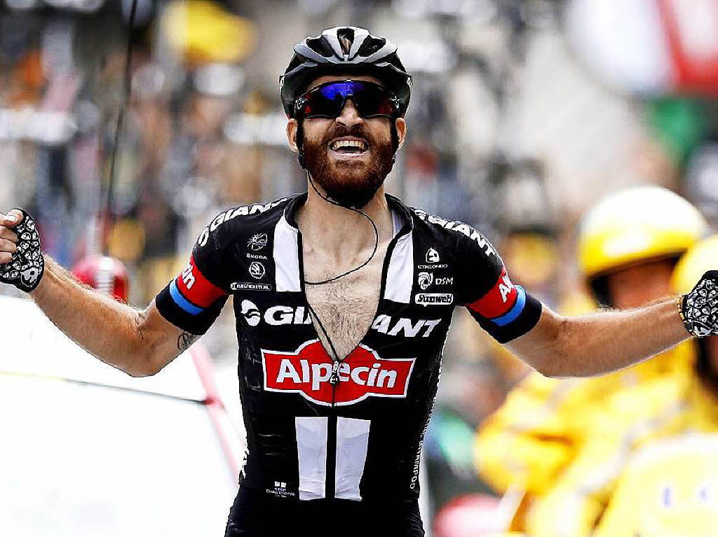 berraschung bei der Tour de France: Der Freiburger Radprofi Simon Geschke gewinnt am 22. Juli im Alleingang die Alpenetappe nach Pra Loup und sorgt fr den fnften deutschen Tour-Etappensieg. Dabei war er erst gar nicht fr die Tour vorgesehen.