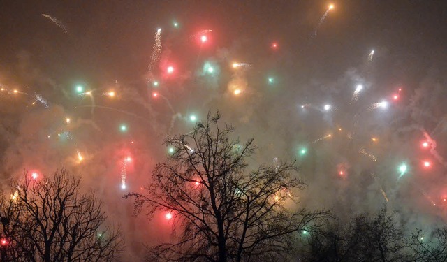 Farbenfroh und ideenreich : Das Feuerw...bel und Regen das Spektakel erlebten.   | Foto: Ingrid Bhm-Jacob