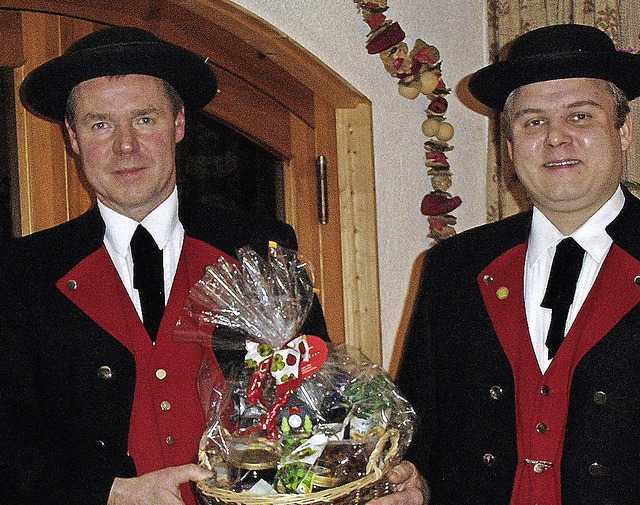 20 Jahre im  Vorstand ttig: Jochen Ze...Stellvertreter Matthias Bchle geehrt.  | Foto: Cornelia selz