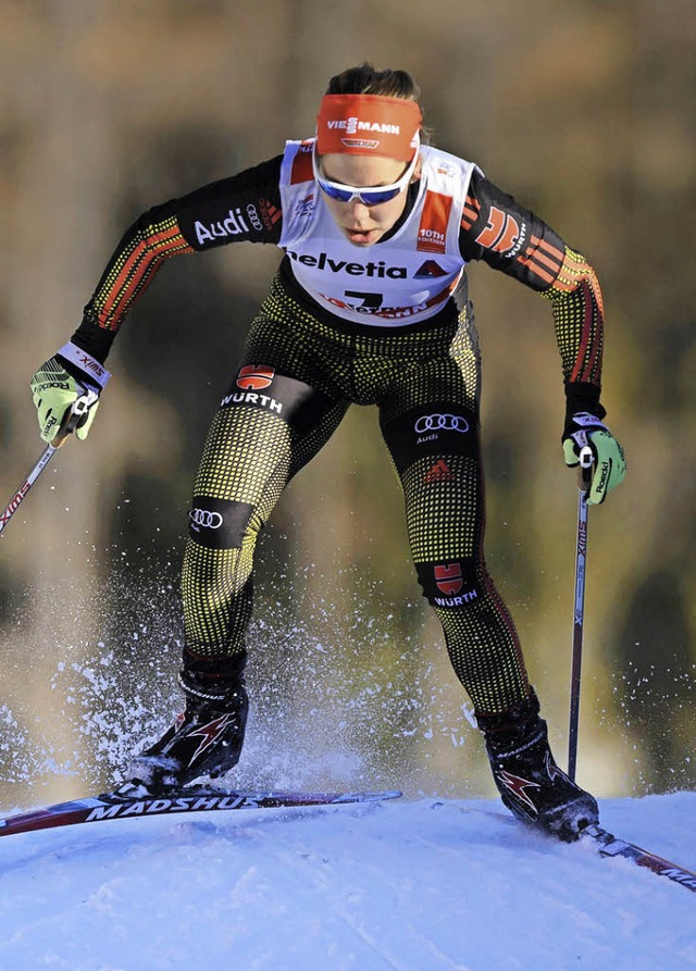 Hanna Kolb war in der Lenzerheide als Neunte beste deutsche Starterin.   | Foto: afp