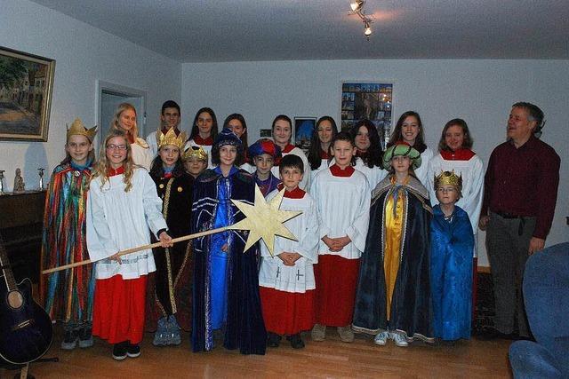 Sternsinger in Emmendingen unterwegs