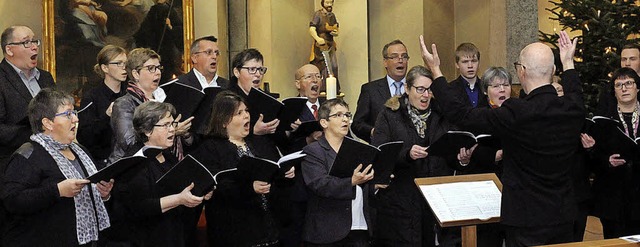 Der Sulzer Chor prsentierte internationale Lieder.   | Foto: Wolfgang knstle