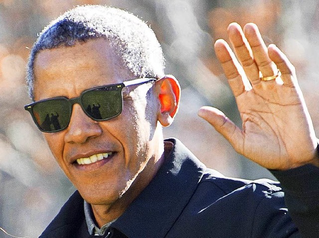 Barack Obama geht das vielleicht schwi...npolitische Thema an: das Waffenrecht.  | Foto: dpa