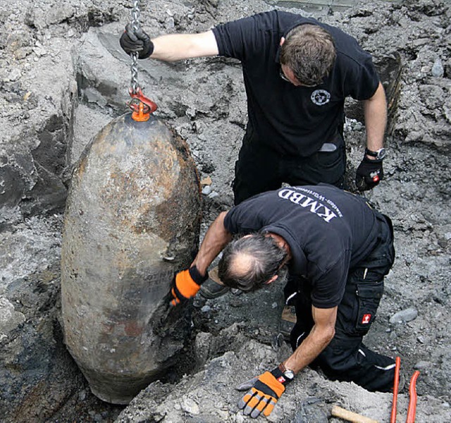 Der Sdwesten ist  voll mit  Munition aus zwei Weltkriegen.  | Foto: ZVG