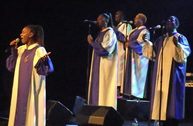 Begeisterten im ausverkauften Gloria-Theater: The Golden Voices of Gospel    | Foto: Ernst Brugger