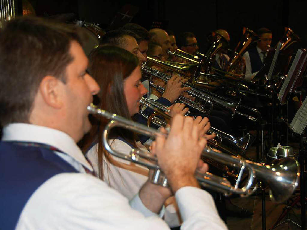 Viel Applaus gab es beim 77. Neujahrskonzert der Stadtmusik Sthlingen.