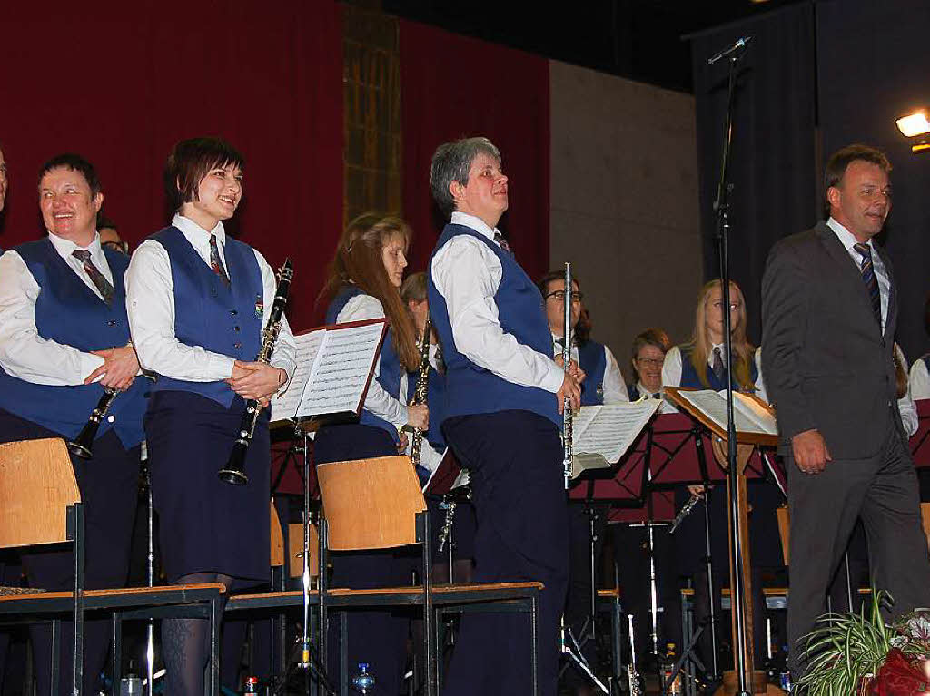 Viel Applaus gab es beim 77. Neujahrskonzert der Stadtmusik Sthlingen.