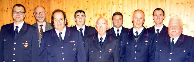 Ehrungen bei der Wehr (von links):  Ha...er, Hannes Eckert und Hans Schillinger  | Foto: Helmut Hassler