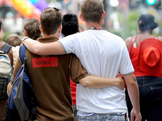 In Freiburg werden Schwule des fteren angepbelt.  | Foto: dpa