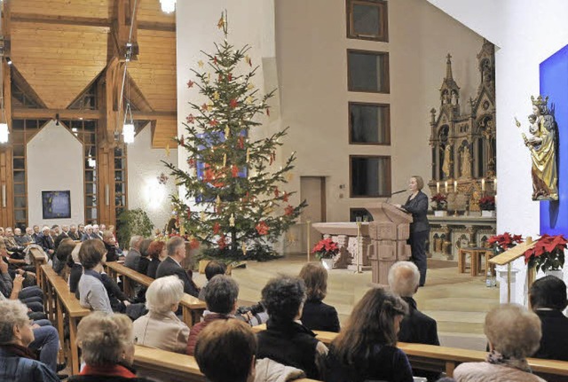 Neujahrsempfang im sakralen Ambiente: ...ingung von Flchtlingen genutzt wird.   | Foto: Thomas Kunz