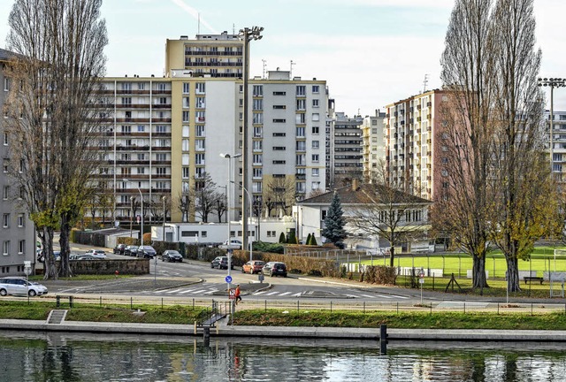 Auf dem Reibrett geplant und inzwisch...ftig: die Cit Rotterdam in Straburg.  | Foto: Teli