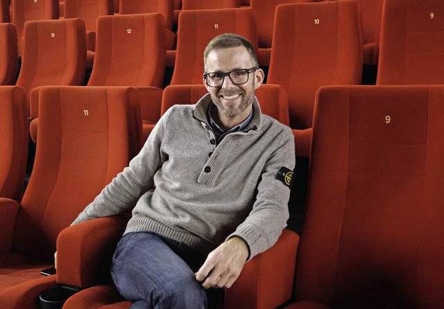 Herr ber drei Grokinos und bundeswei...chteter  Kino-Macher: Jan Marc Maier.   | Foto: Christine STorck