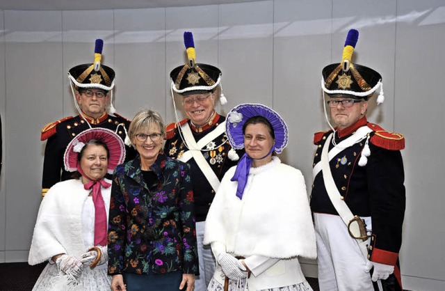 Landrtin Dorothea Strr-Ritter freute...erzliche Glckwnsche zum neuen Jahr.   | Foto: Horst Dauenhauer