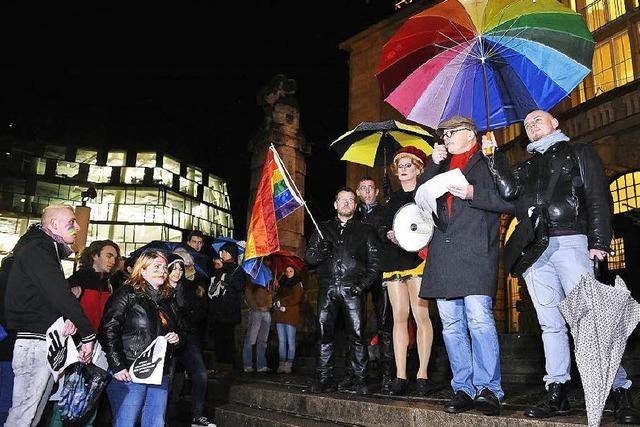 800 Menschen demonstrieren gegen Homophobie