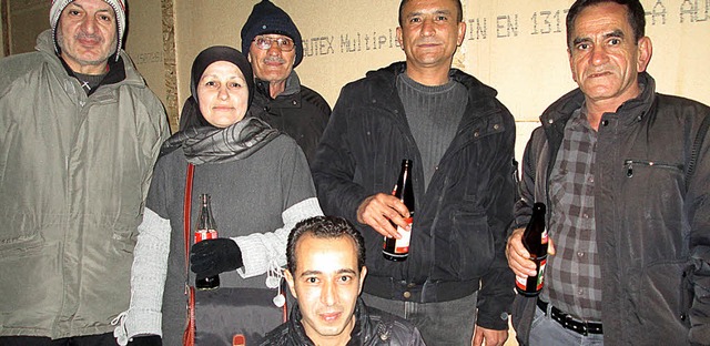Auch die Syrer aus Birkendorf waren zu...en Riedern und Hrrlingen eingeladen.   | Foto: Baumeister