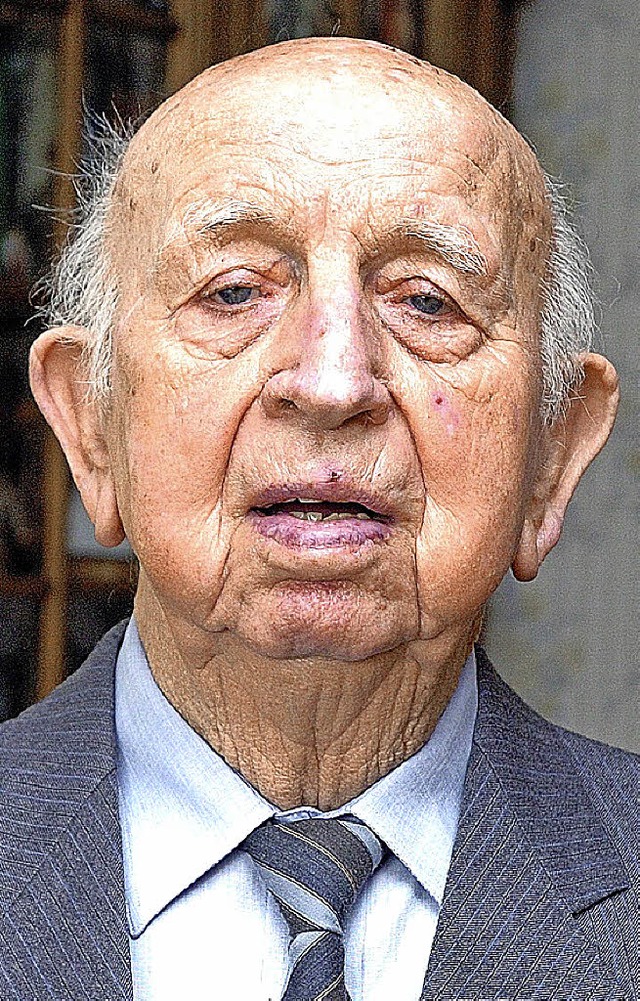Hermann Mle ist  im Alter von 99 Jahren gestorben.   | Foto: Schweizer