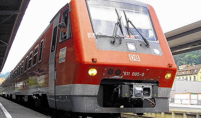 Bei den Zgen der Baureihe 611 und 612...e auf der Linie Ulm &#8211; Basel an.   | Foto: Gerard